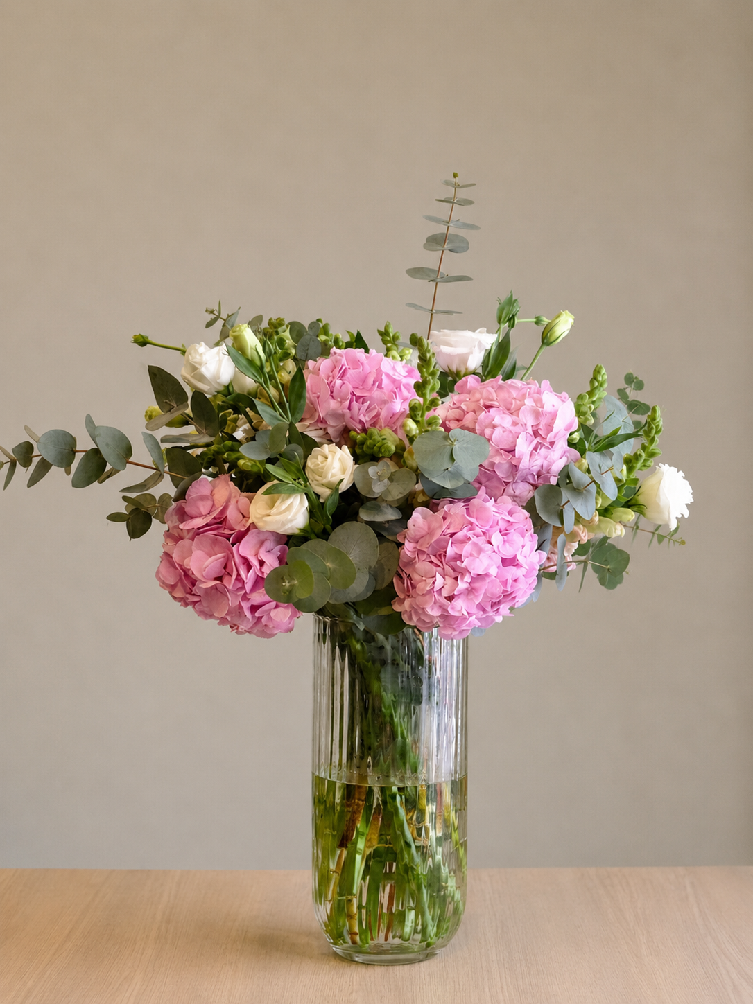 Vaso Canelado de Flores - Grace