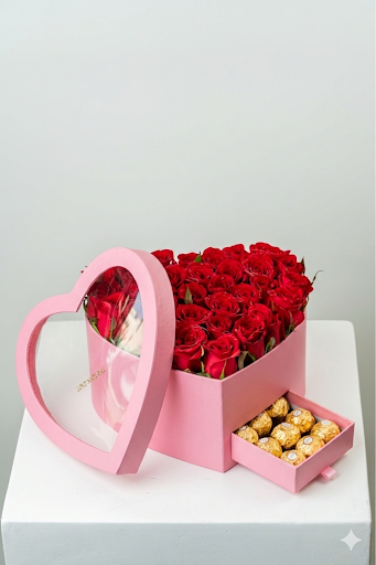 Love Box - Com Rosas Vermelhas
