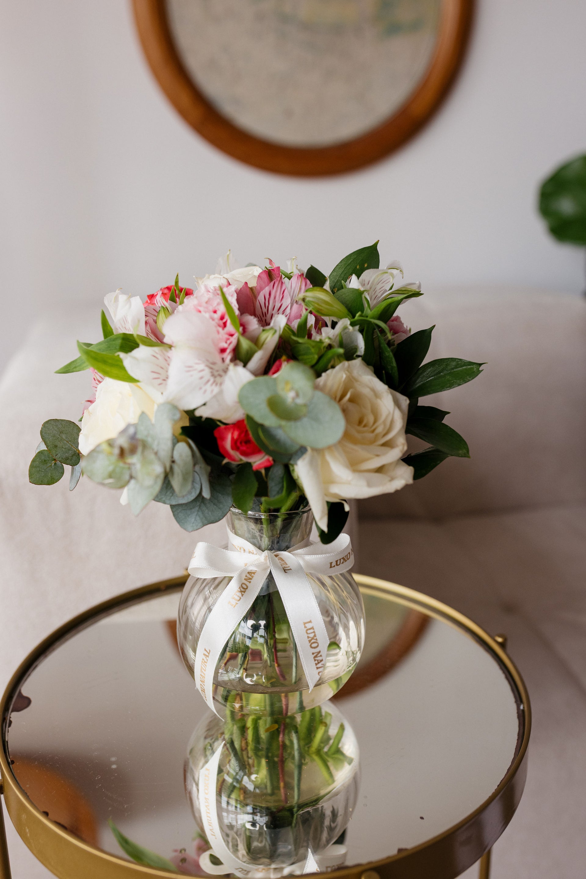 Floreira com Mix de Flores
