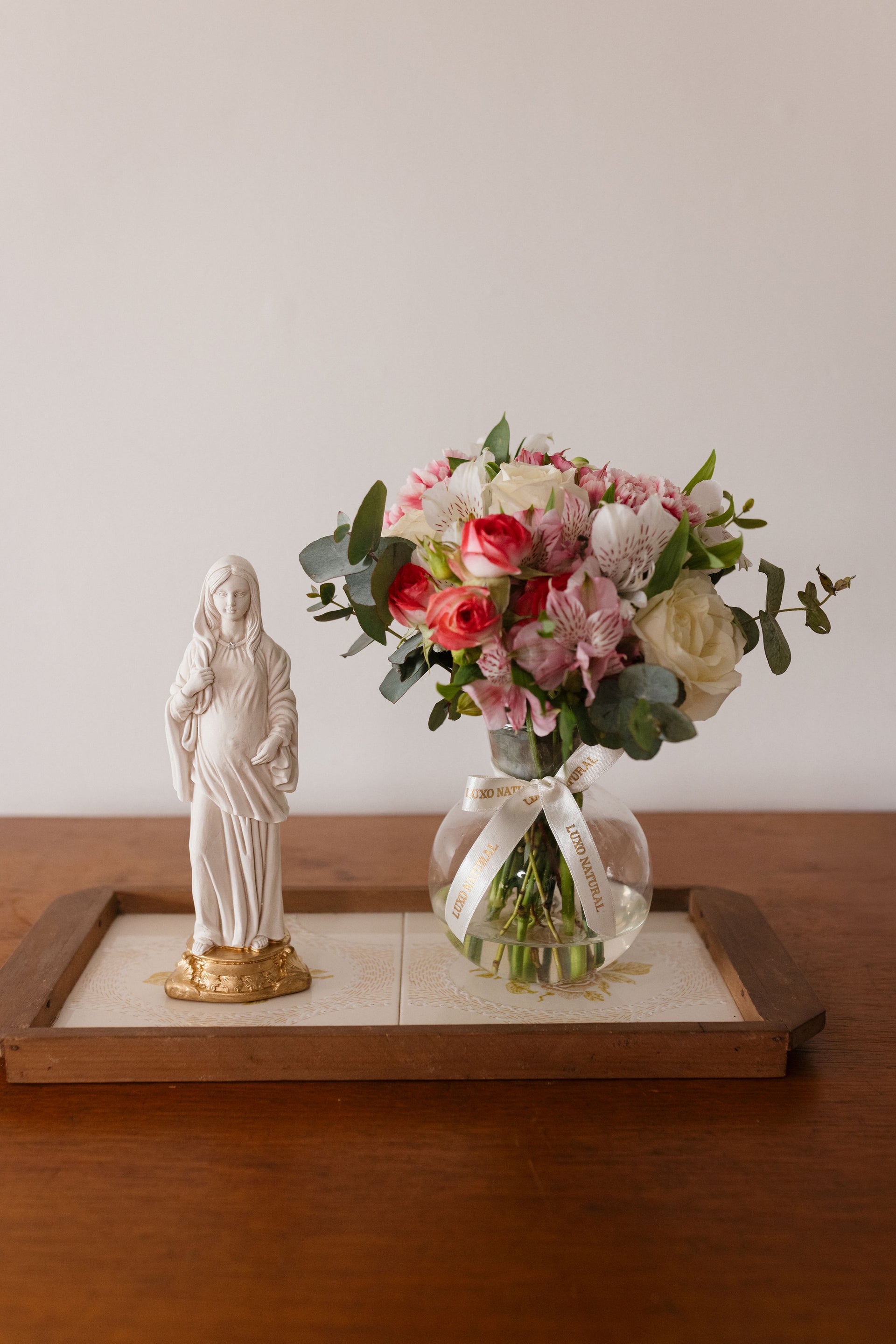 N. Sra. da Doce Espera — Imagem Sacra para Grávidas e Mães | Luxo Natural