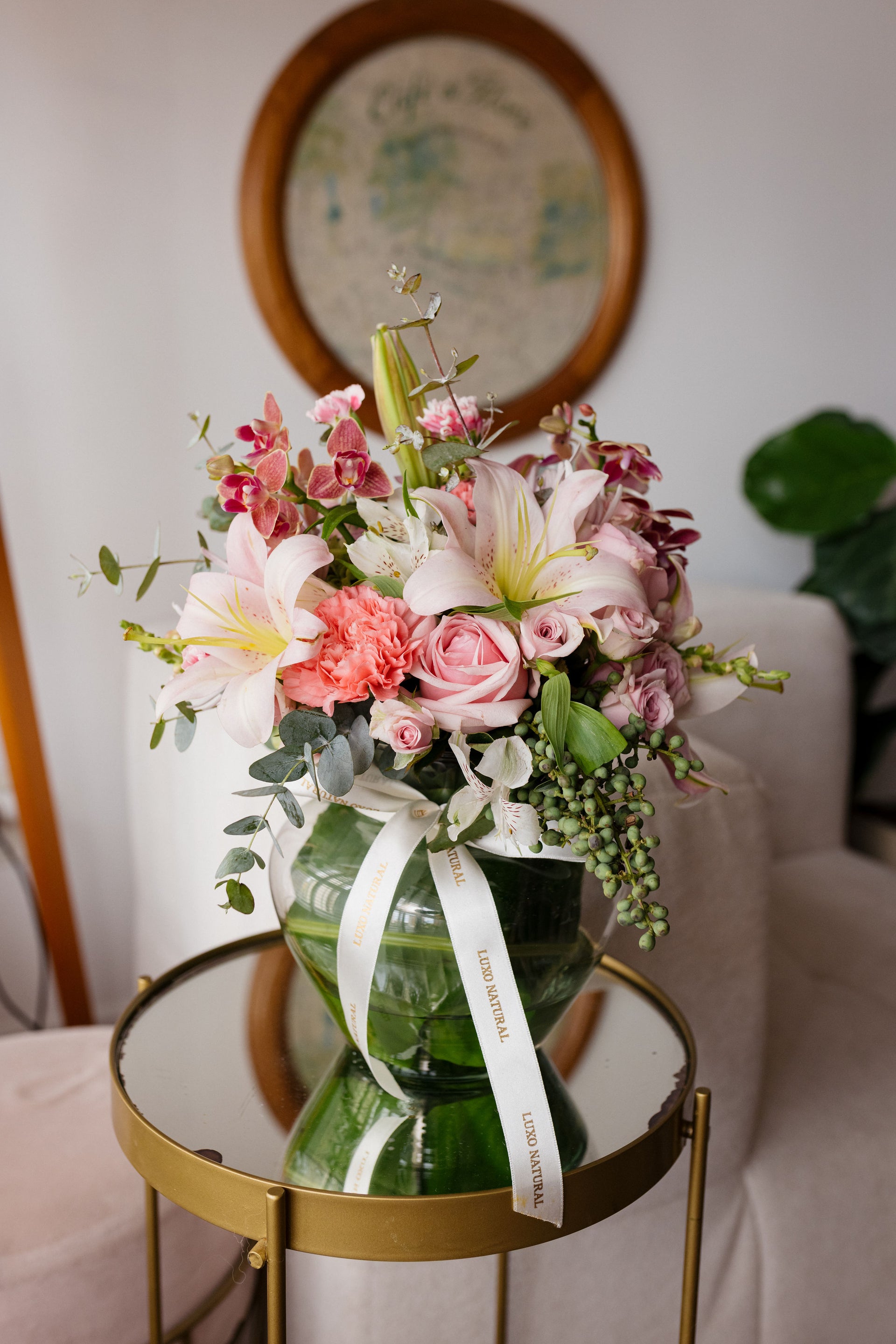 Floreira com Mix de Flores