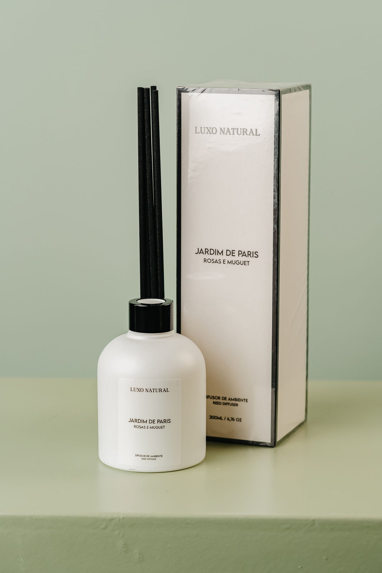 Difusor de Ambiente Jardim de Paris — Difusor com Varetas e Fragrância Luxo Natural