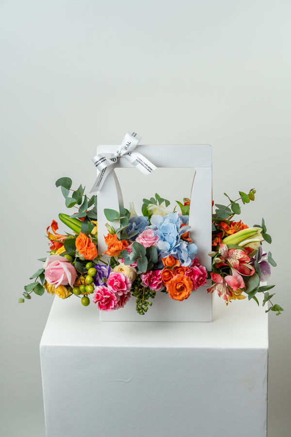 Sacola Ruby com Mix de Flores