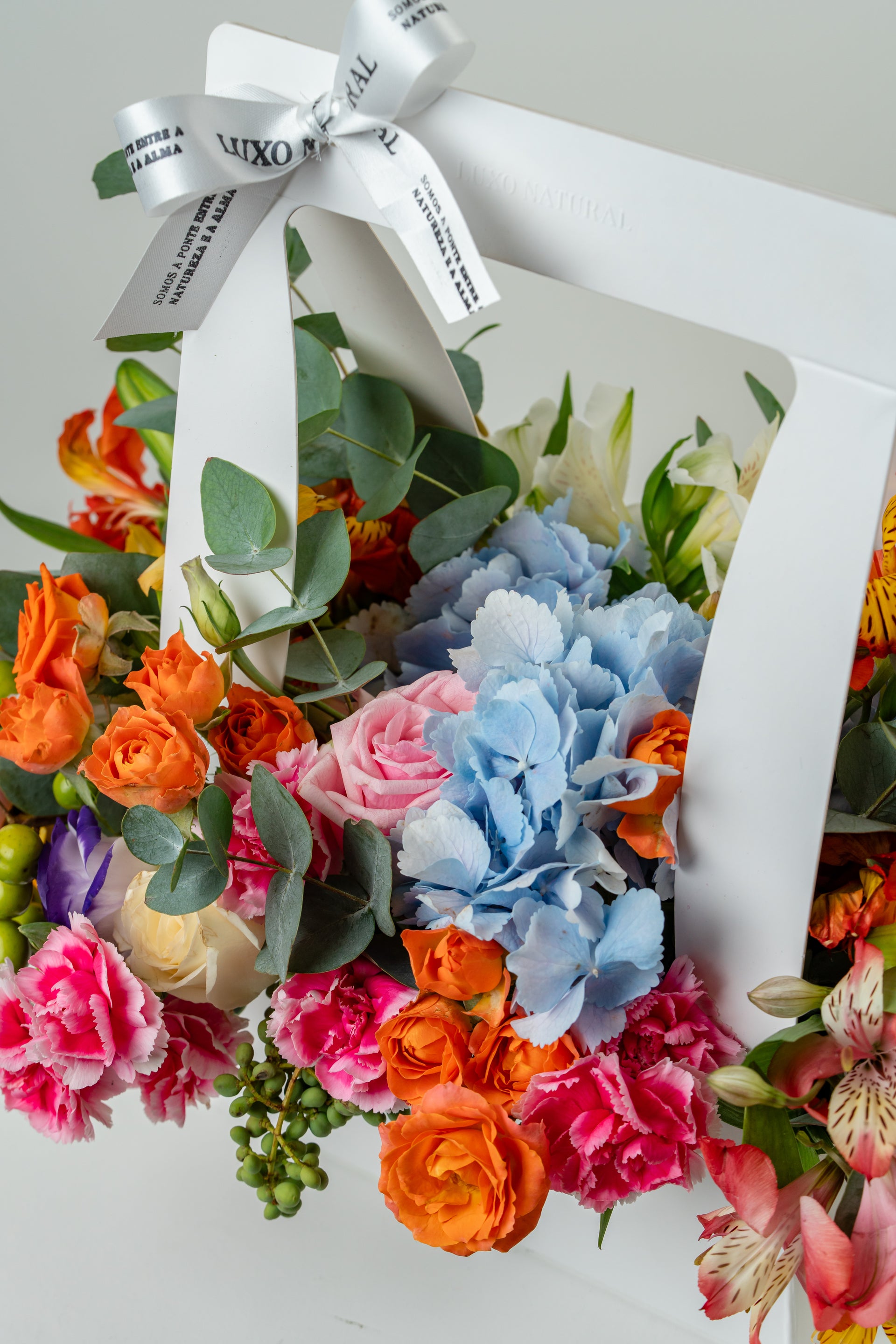 Sacola Ruby com Mix de Flores