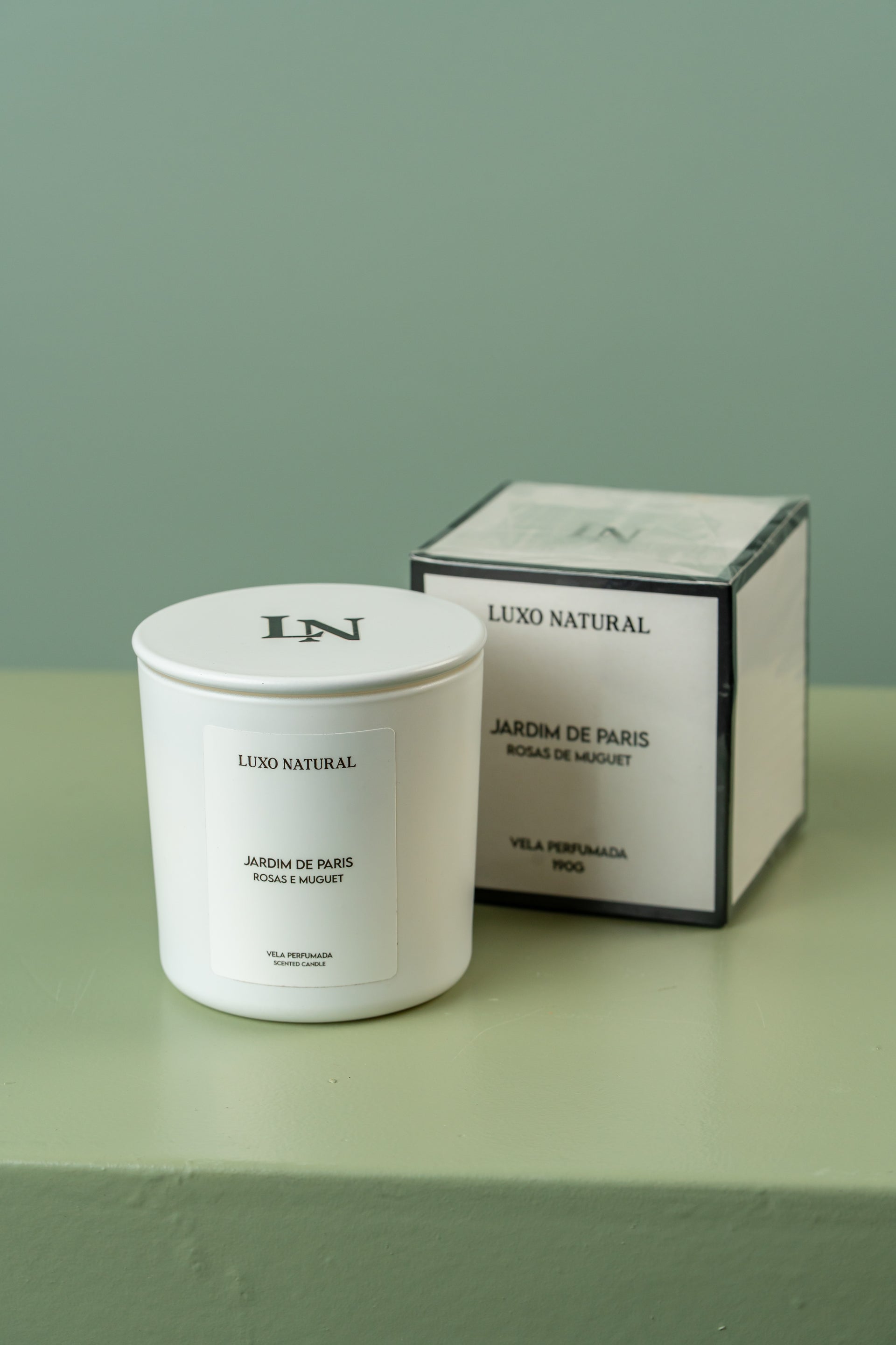 Vela Perfumada Jardim de Paris — Vela com Fragrância Exclusiva Luxo Natural